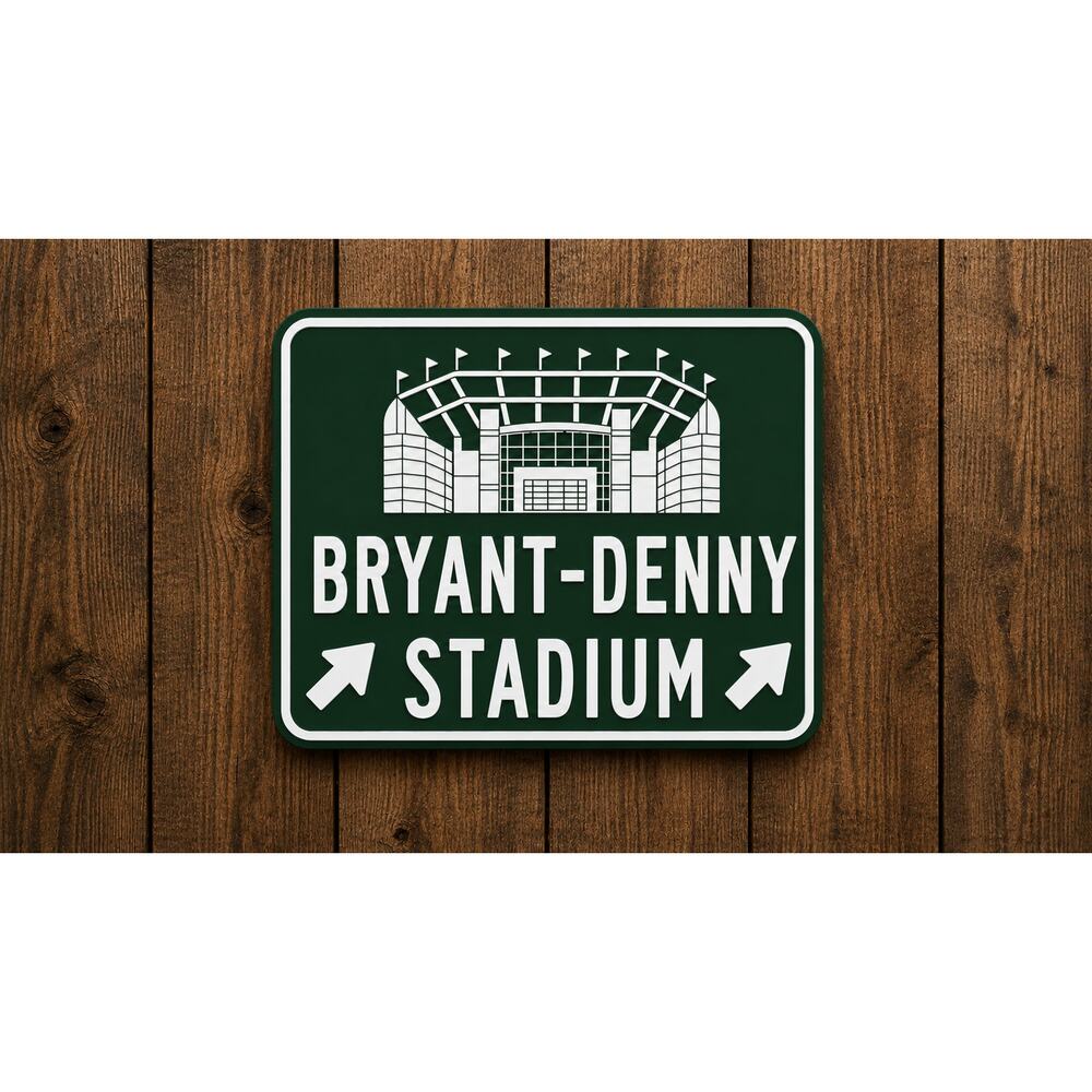 Bryant Denny Stadium Road Sign Crimson Tide Alabama Football